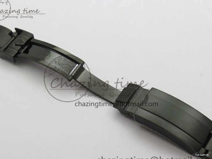 PVD 1:1 Noob Bracelet V10.5 Black PVD RED on SINGLE Dial Edition Submariner A2836 BLAKEN Best 0220